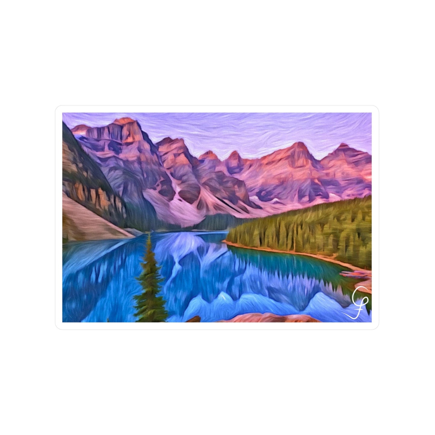 Moraine Lake Vinyl Sticker