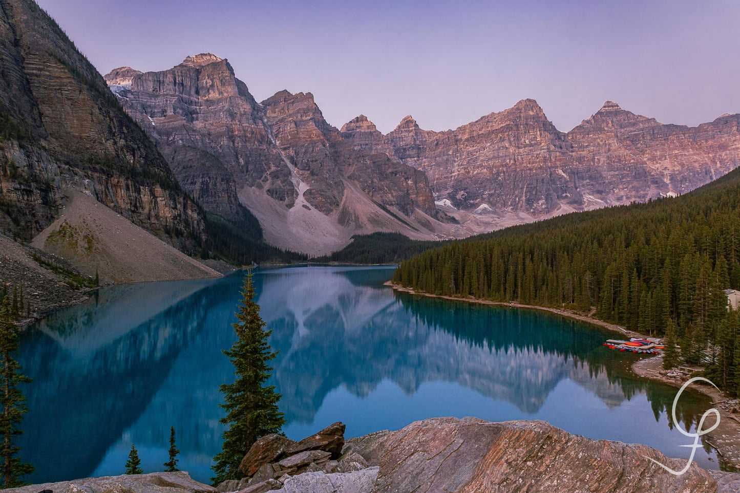 Twilight at Moraine